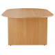 Olton Large Slab Leg Boardroom Meeting Table